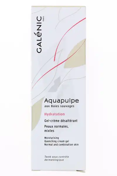 Galenic Aquapulpe Gel Crème Désaltérant Peau Normale Ou Mixte T/40ml