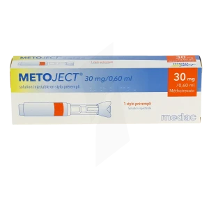 Metoject 30 Mg/0,60 Ml, Solution Injectable En Stylo Prérempli