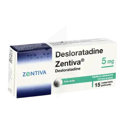 Desloratadine Zentiva 5 Mg, Comprimé Pelliculé à CUISERY