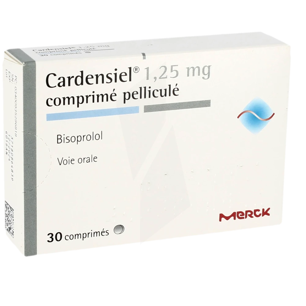 Cardensiel 1,25 Mg, Comprimé Pelliculé