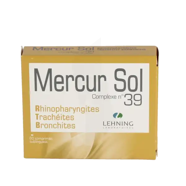 Mercur Sol Complexe N°39, Comprimé Sublingual
