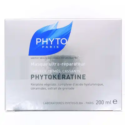 Phytokeratine Masque Ultra-reparateur Phyto 200ml Cheveux Abimes Cassants à Nice