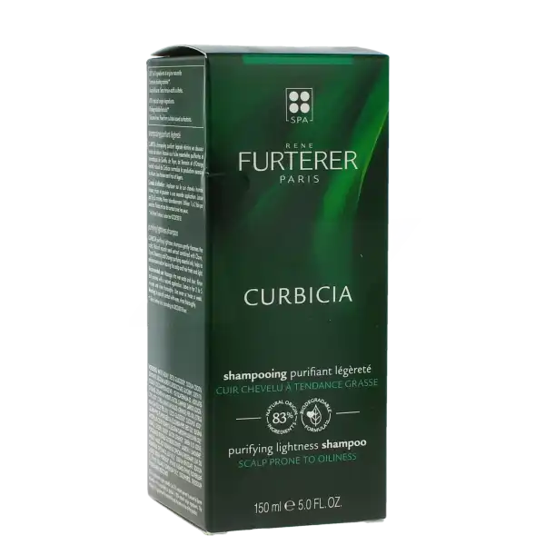 René Furterer Curbicia Shampoing Purifiant Légéreté Tube De 150 Ml