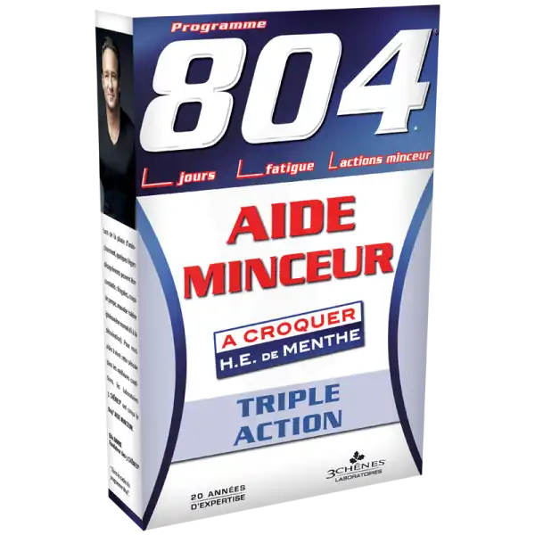 804 Aide Minceur Triple Action Comprimés à Croquer B/30