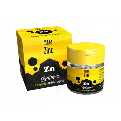 Sid Nutrition Oligoclassics Zinc Gélules B/30 à TOURS