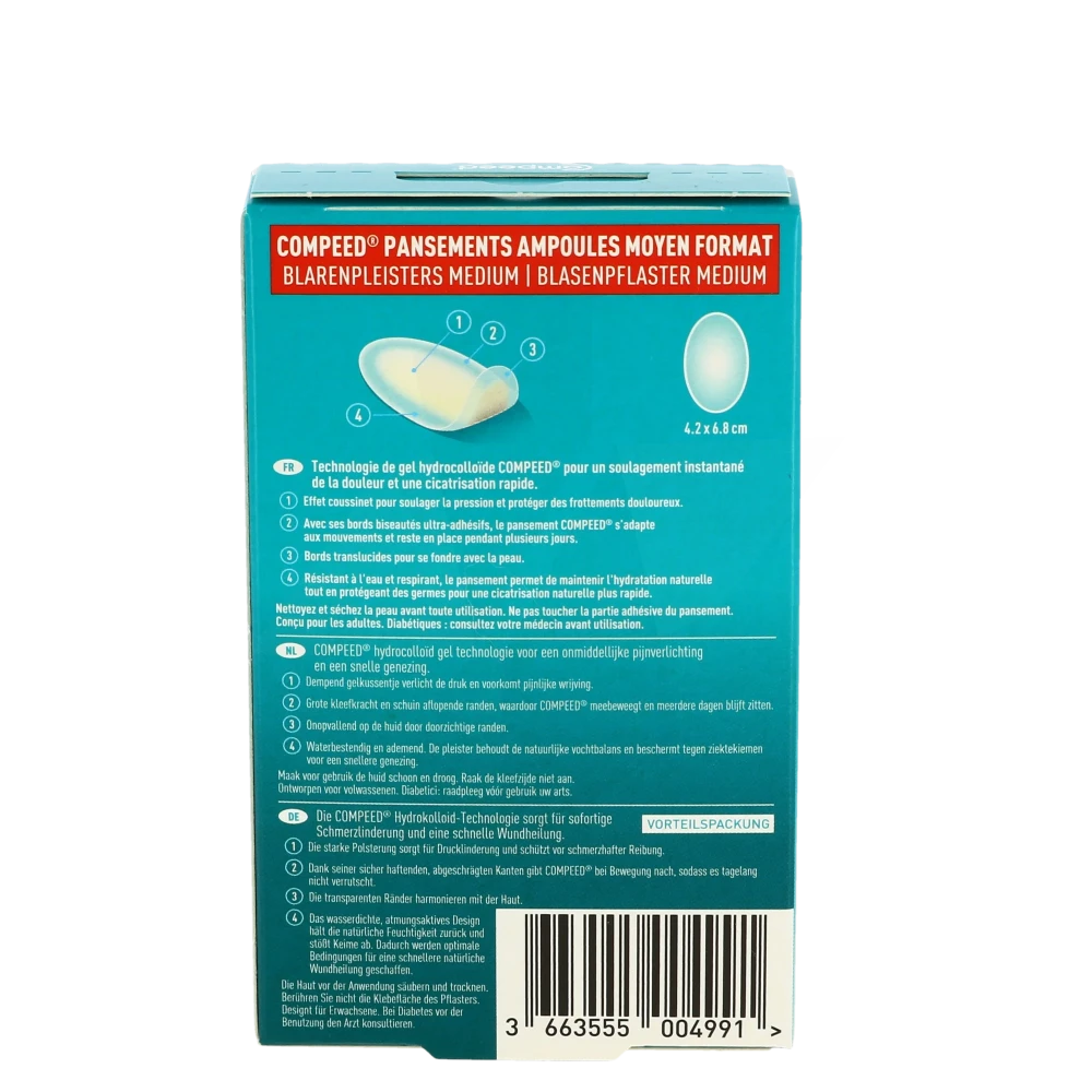 Hyperpharma - Parapharmacie Compeed Pansements Ampoules Moyen
