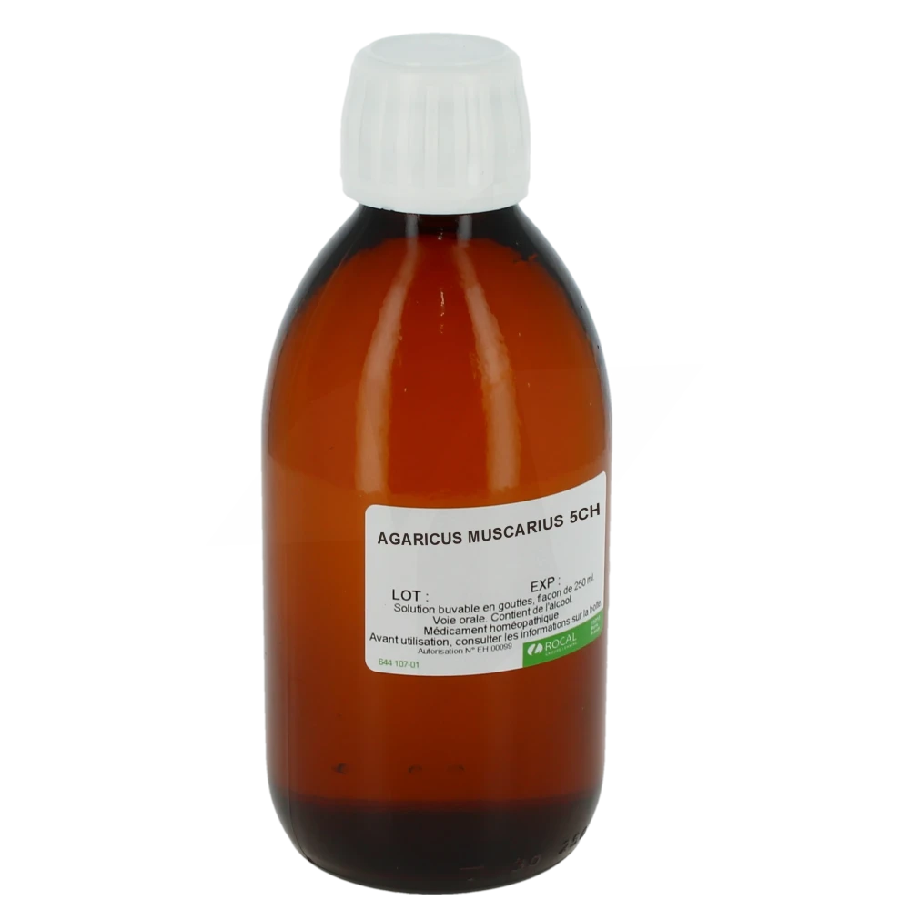 Rocal Agaricus Muscarius 5ch Solution Buvable En Gouttes Flacon De 250 Ml