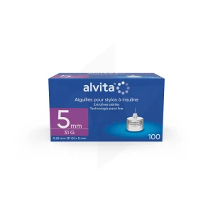 Alvita Aiguille Pour Stylo à Insuline 31gx5mm B/100