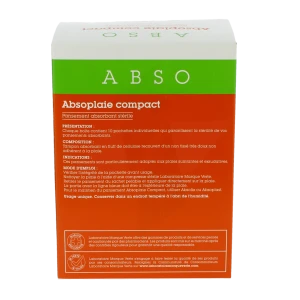 Absoplaie Compact Pans Abs Non-adh 10x10  Boîte De 10