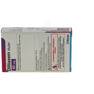 Chlorhydrate De Diltiazem Viatris 60 Mg, Comprimé