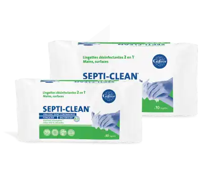 Septi-clean Lingette DÉsinfectante Paquet/70 à La Ricamarie