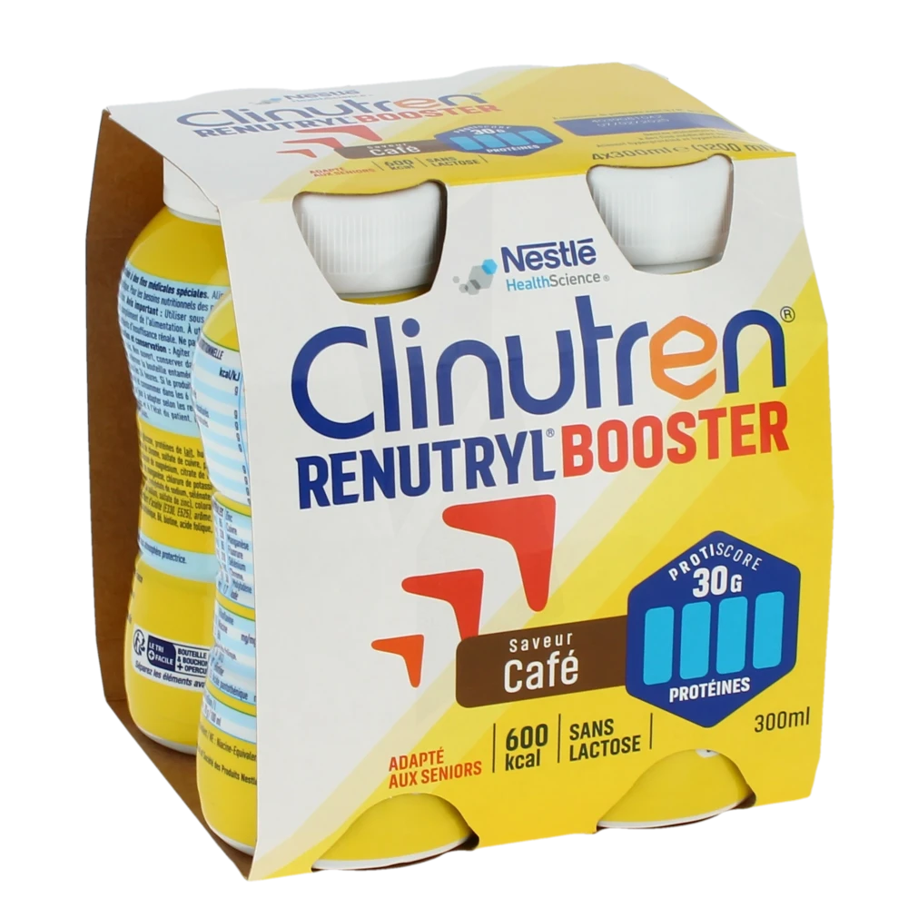 Clinutren Renutryl Booster Nutriment Café 4 Bouteilles/300ml