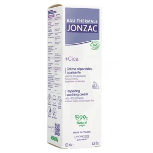 Eau Thermale Jonzac +cica Cr Réparatrice Apaisante T/100ml