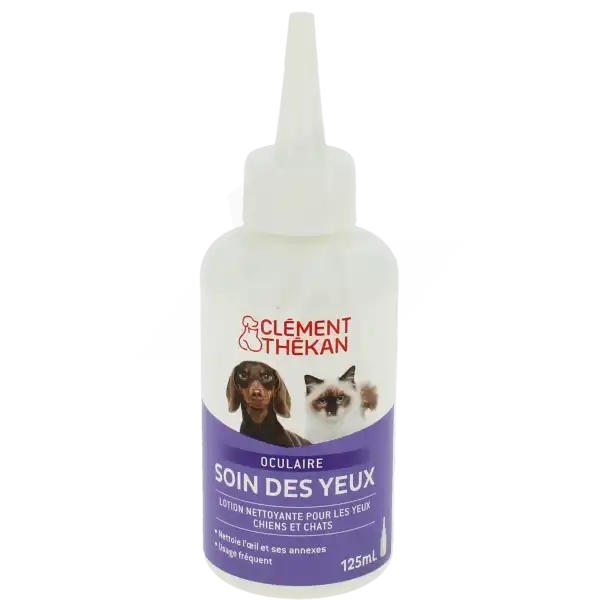 Clément Thékan Soin Des Yeux Solution Oculaire Chat/chien Fl/125ml