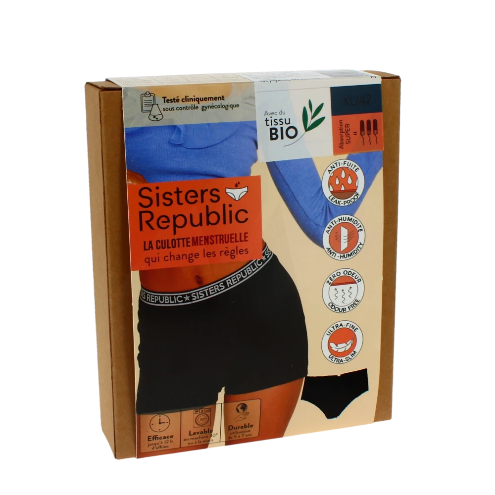 Sisters Republic Ginger Boxer Menstruelle Flux Super Txl