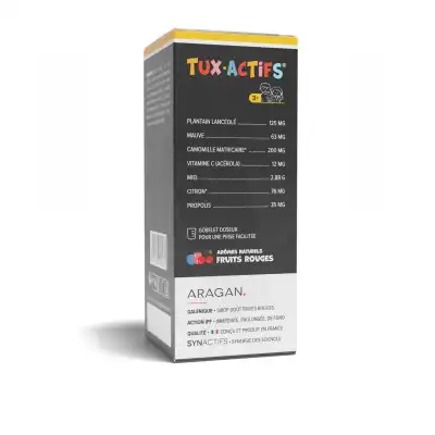 Aragan Synactifs Tux Actifs 3+ 125ml à Saint-Gervais-la-Forêt