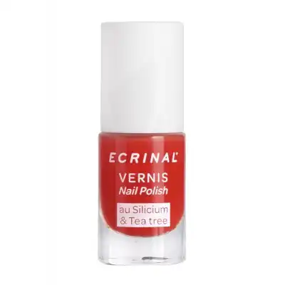 Ecrinal Vernis à Ongles Silicium & Tea Tree Rouge Corail Fl/5ml à Aureilhan