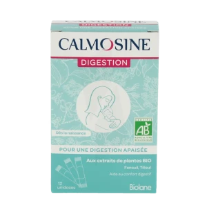 Calmosine Digestion Bio Solution Buvable Apaisante Extraits Naturels De Plantes 12 Dosettes/5ml