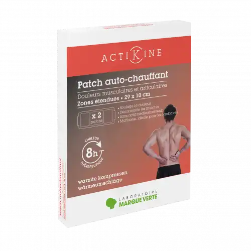 Actikine Patch Autochauffant Grand Format 29 X 10 Cm B/2