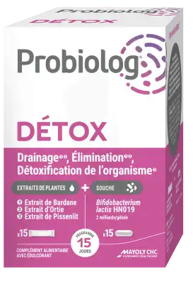 Probiolog Détox Gélules + Poudre B/15+15 Sticks à BIGANOS