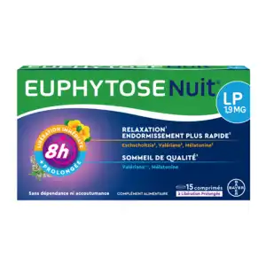 Euphytose Nuit Lp 1,9mg Comprimés B/15 à BOURBON-LANCY
