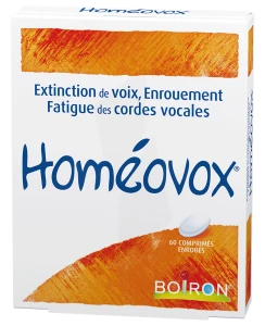 Boiron Homéovox Comprimés Enrobés B/60
