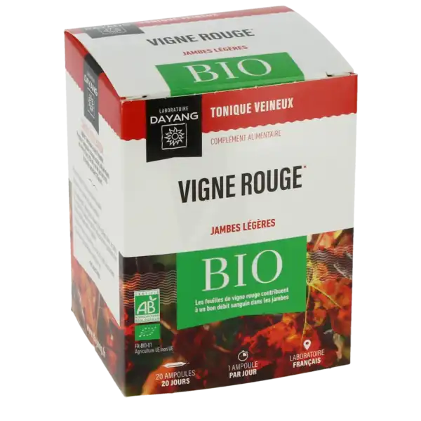 Dayang Vigne Rouge Bio 20 Ampoules