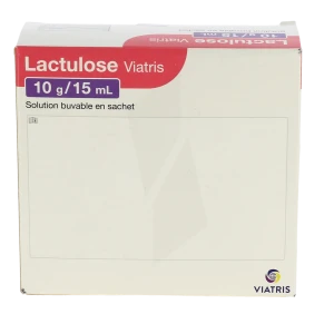 Lactulose Viatris 10 G/15 Ml, Solution Buvable En Sachet