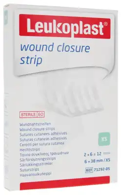 Leukosan Wound Closure Strip Suture Cutanée Adhésive 6x38mm 2 Sachets à Auterive