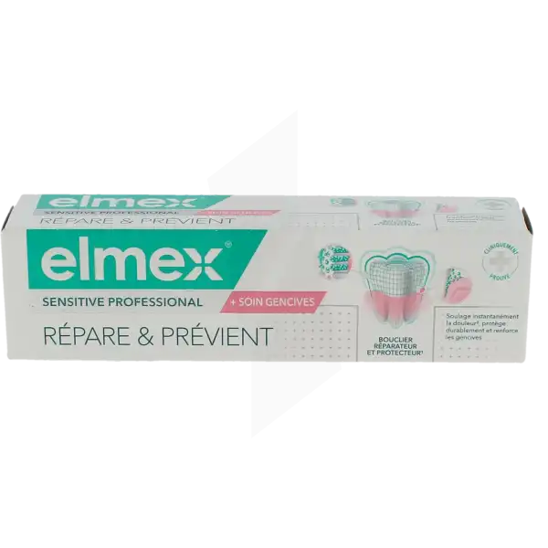 Elmex Sensitive Professional Pâte Dentifrice Soin Gencives T/75ml