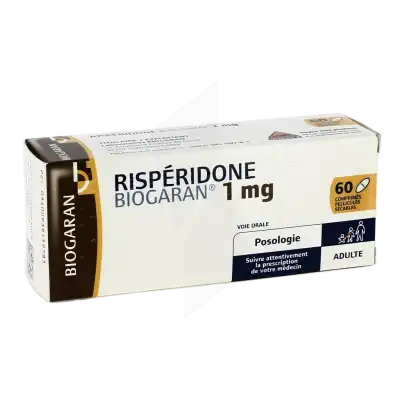 Risperidone Biogaran 1 Mg, Comprimé Pelliculé Sécable à FLEURANCE