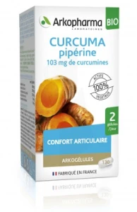 Arkogélules Curcuma + Pipérine Bio Gélules Fl/40