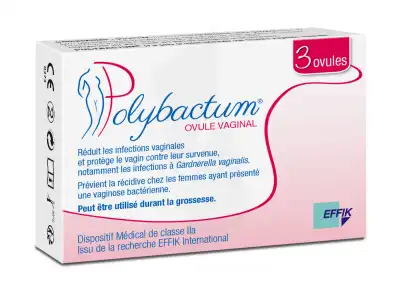 Polybactum Ovule Vaginal Récidives Vaginoses Bactériennes B/3 à POITIERS