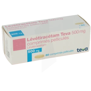 Levetiracetam Teva 500 Mg, Comprimé Pelliculé