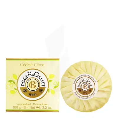Roger & Gallet Savon Frais Parfumée Cédrat Boîte Carton à SOUILLAC
