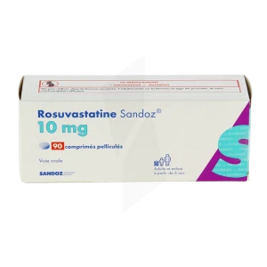 Rosuvastatine Sandoz 10 Mg, Comprimé Pelliculé