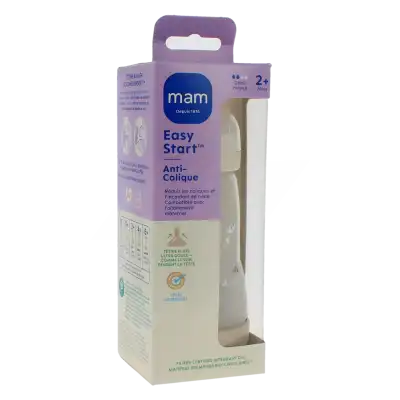Mam Easy Start Nature Biberon Tétine Débit 2 Sable 260 Ml à ORCHAMPS