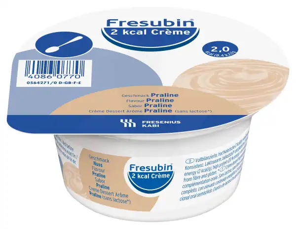 Fresubin 2 Kcal Crème Nutriment Praliné 4pots/200g
