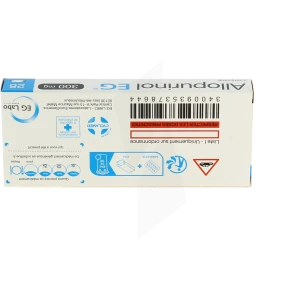 Allopurinol Eg 300 Mg, Comprimé