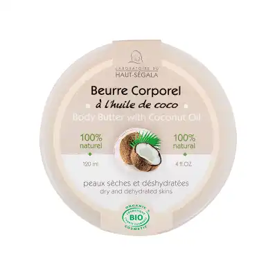 Beurre Corporel Coco Bio 120ml à RUMILLY