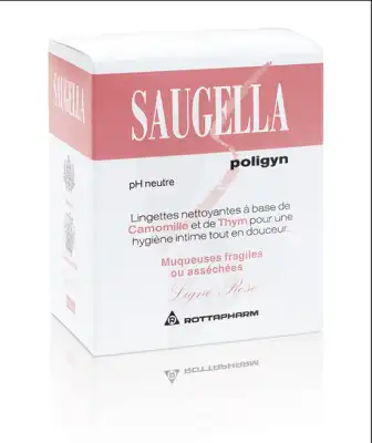 Saugella Poligyn Lingette Hygiène Intime 10 Sachets à SEYNOD