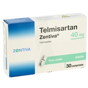 Telmisartan Zentiva 40 Mg, Comprimé