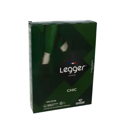 Legger Chic Coton 2 Chaussette Homme Noir T2l à LA-RIVIERE-DE-CORPS