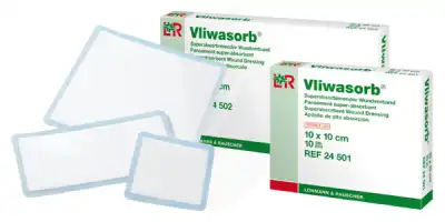 Vliwasorb Pro Pansement Stérile Super Absorbant 12,5x12,5cm B/10 à SAINT-SAENS