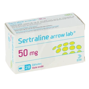 Sertraline Arrow Lab 50 Mg, Gélule