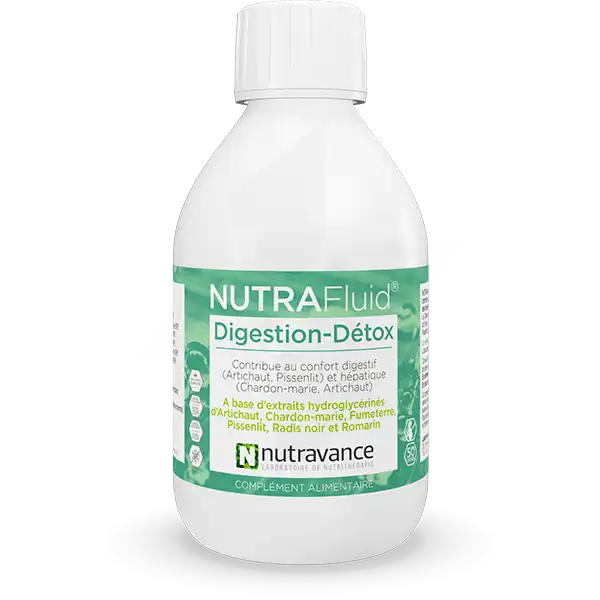 Nutravance Nutrafluid Digestion-détox Solution Buvable Fl/250ml