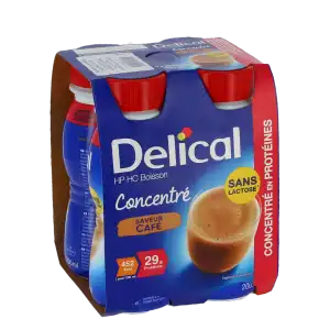 Delical Boiss Hphc Ct Nutrim Café 4 Bouteilles De 200 Ml à LACROIX-FALGARDE