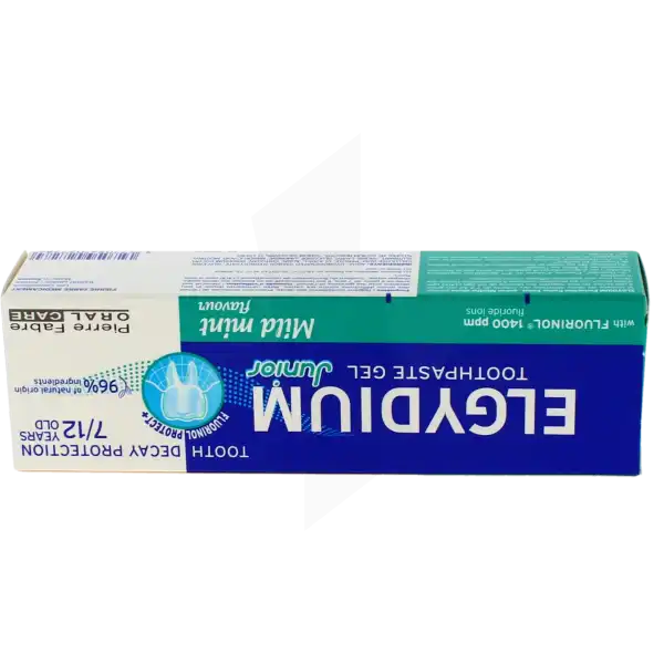 Elgydium Junior Protection Caries Pâte Dentifrice Menthe Douce 7-12ans T/50ml