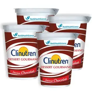 Clinutren Dessert Gourmand Nutriment Chocolat 4 Cups/200g