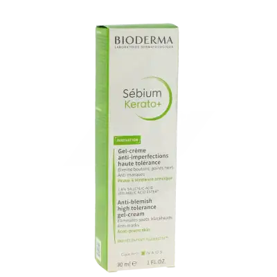 Bioderma Sébium Kerato + Gel-crème Anti-imperfection Peau à Tendance Acnéique 30 Ml à Saint-Médard-en-Jalles